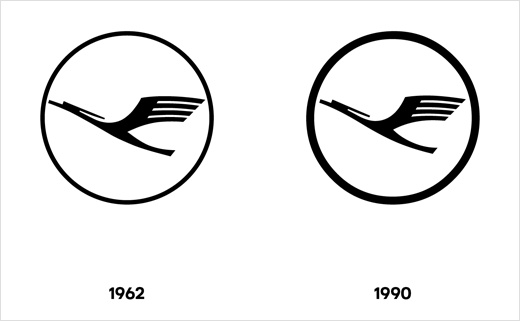 漢莎航空更新品牌logo設(shè)計(jì)-變化歷史