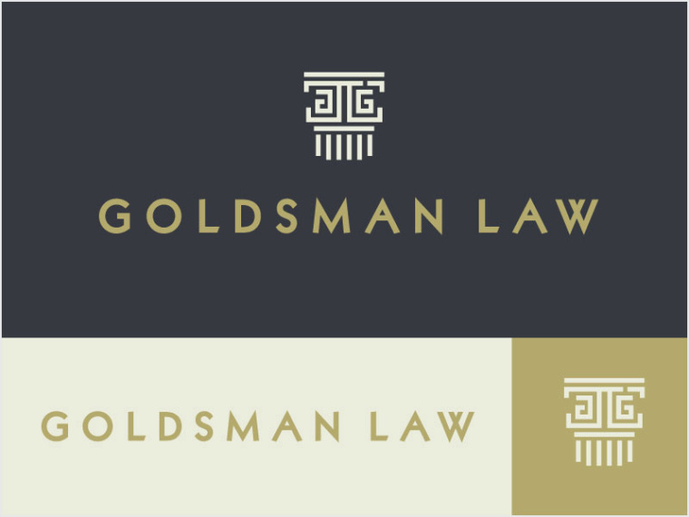 戈德曼法律logo設計-上海logo設計公司