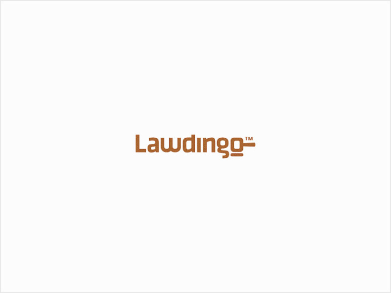 橙色字母組合的法律logo設計--上海logo設計公司