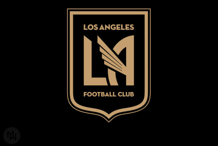 LAFC足球俱樂(lè)部徽章式logo設(shè)計(jì)-上海logo設(shè)計(jì)公司