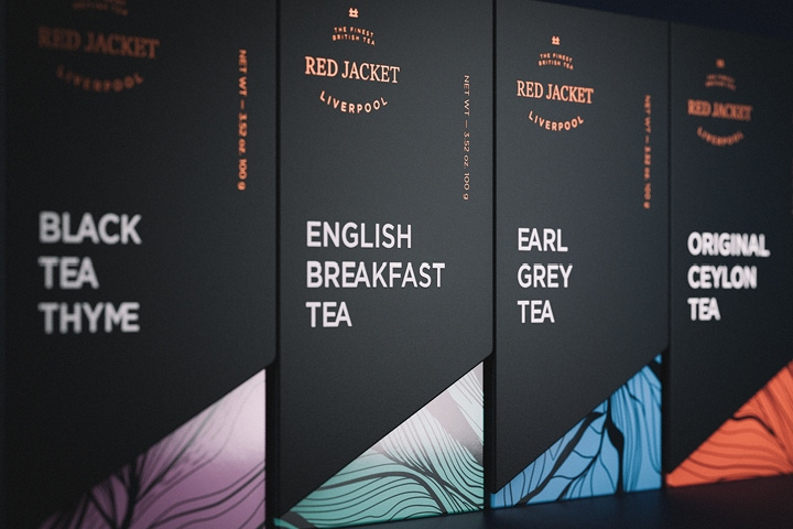 紅色夾克茶“茶之海洋”包裝設計，歷史傳說與現代藝術的融匯之作