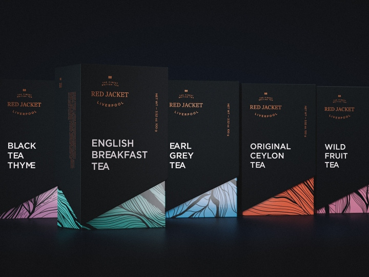 紅色夾克茶“茶之海洋”包裝設計,歷史傳說與現代藝術的融匯之作 紅色夾克茶“茶之海洋”包裝設計,歷史傳說與現代藝術的融匯之作