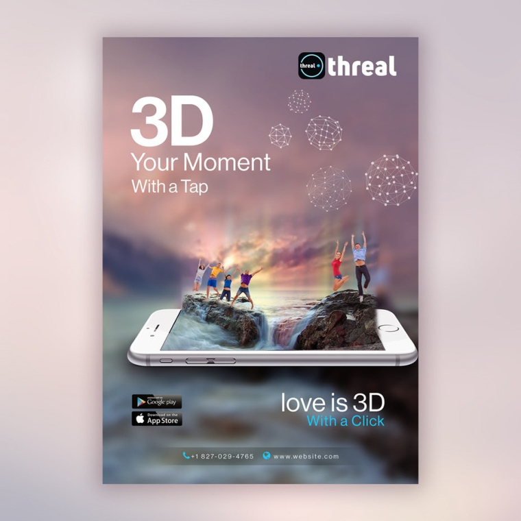 3D公司獨(dú)特海報(bào)設(shè)計(jì)-如何設(shè)計(jì)一個(gè)海報(bào)終極指南