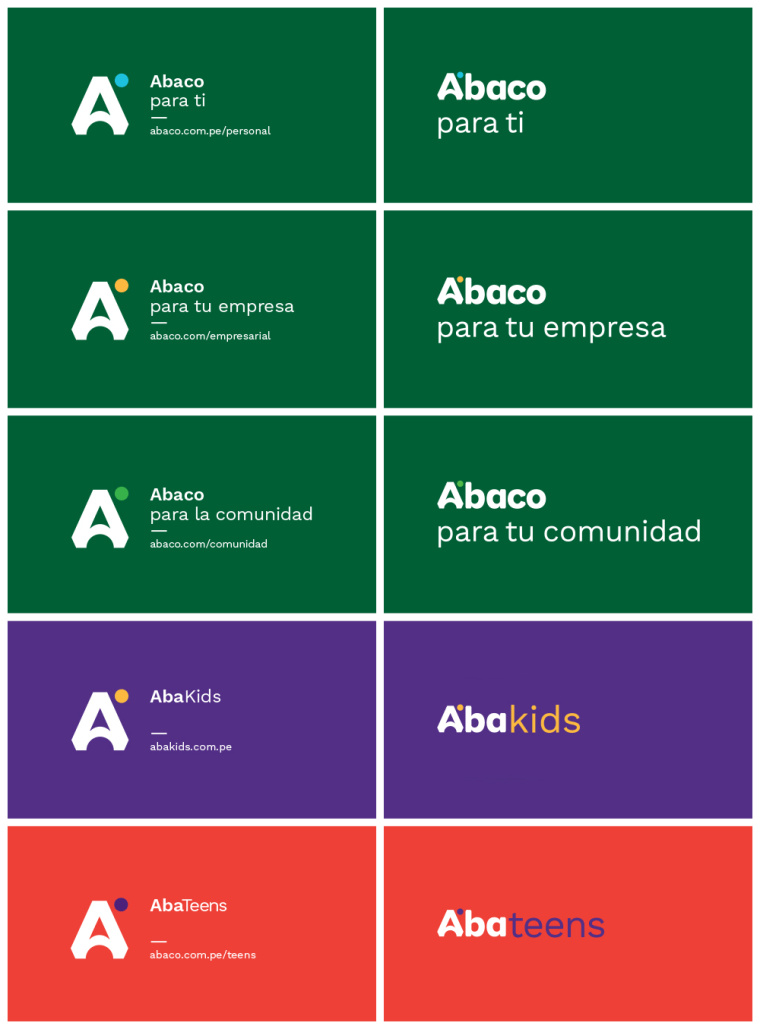 Abaco儲蓄信用合作社商業銀行品牌VI視覺形象識別設計logo設計