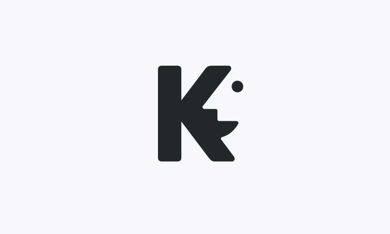字母K標志logo設計-上海logo設計公司靈感欣賞
