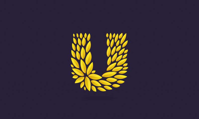字母U標志logo設計-上海logo設計公司靈感欣賞