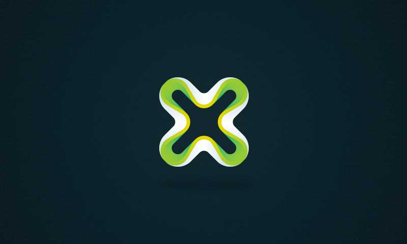 字母X標志logo設計-上海logo設計公司靈感欣賞