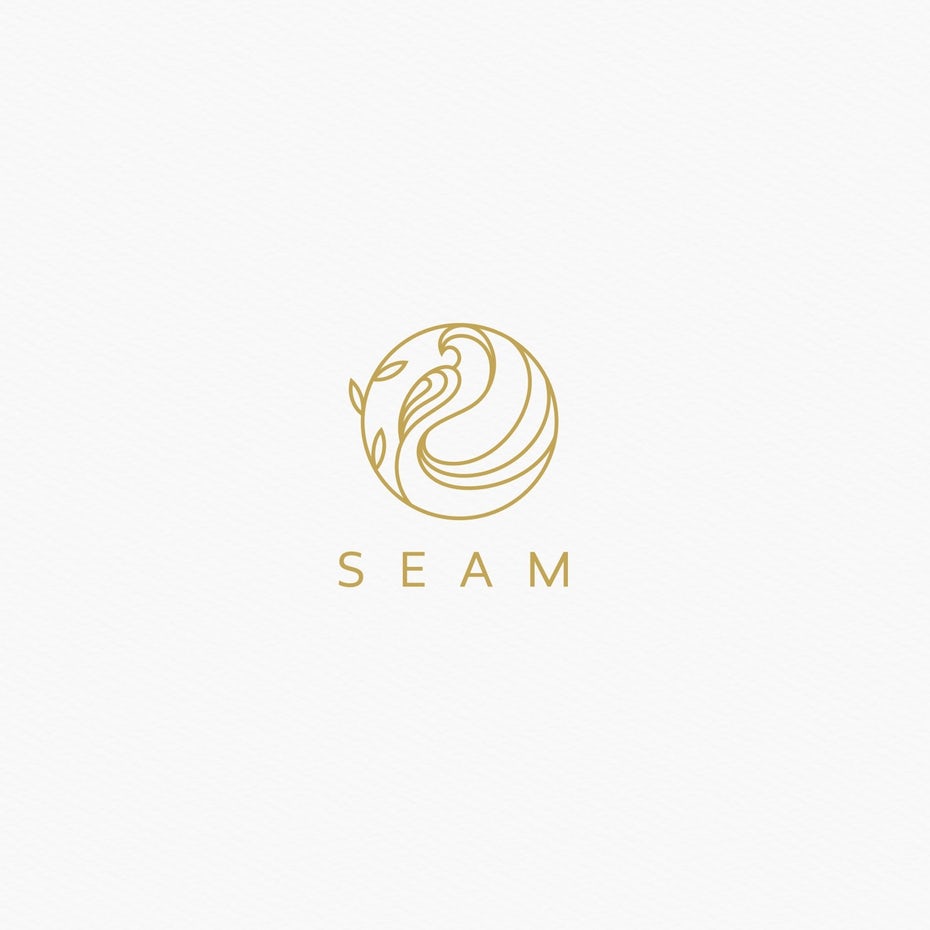 優雅的線條logo設計--上海尚略logo設計公司