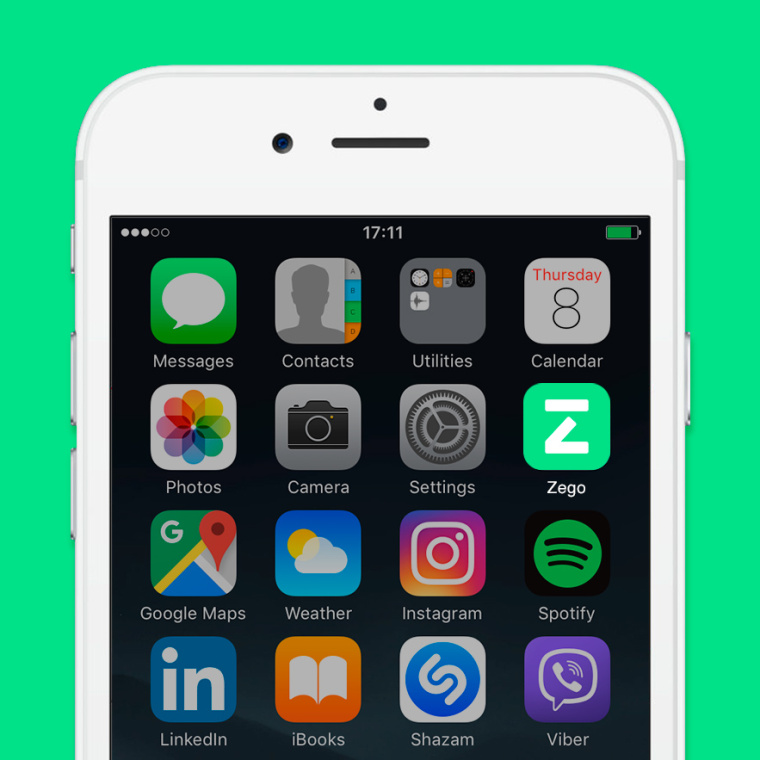 Zego 保險公司更新品牌形象設計VI設計-app 圖標