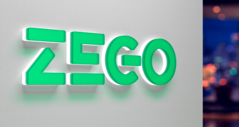 Zego 保險公司更新品牌形象設計VI設計-logo墻