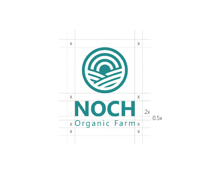 Noch 有機農場logo設計vi設計-上海農業品牌設計公司