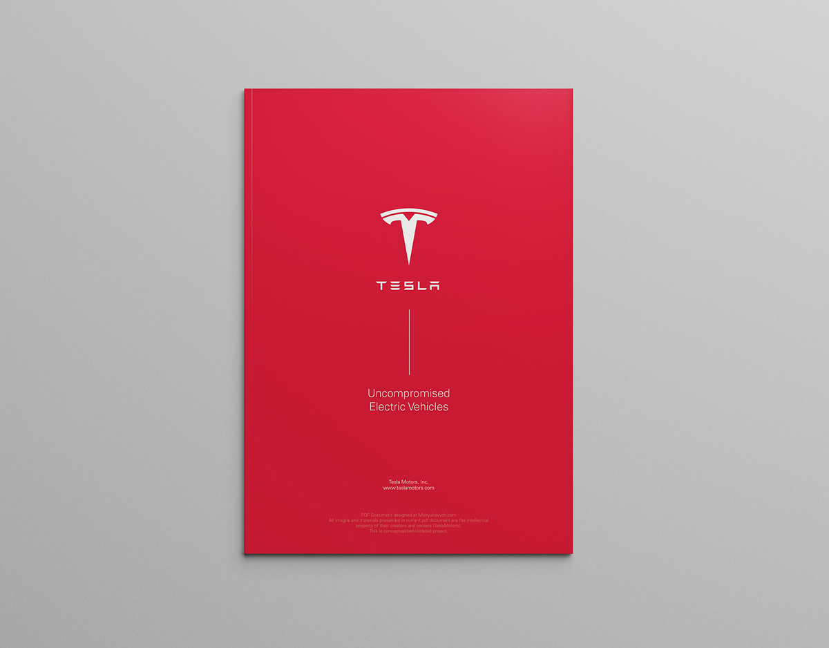 特斯拉Model S與Model XModel X汽車宣傳畫冊設計-上海畫冊設計公司