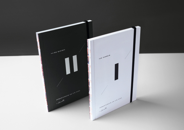 VISEE Kommunikation宣傳畫冊設計作品“我寫，你留下。 一顆心的期待”