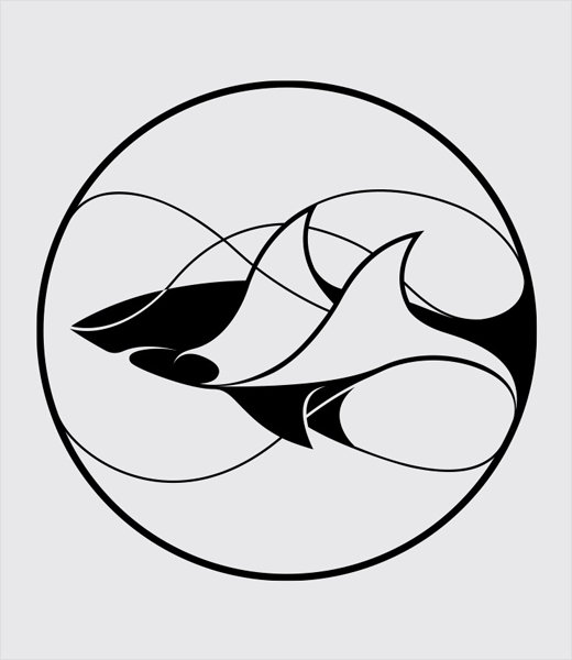 LDF鯊魚動物保護基金會標志設計