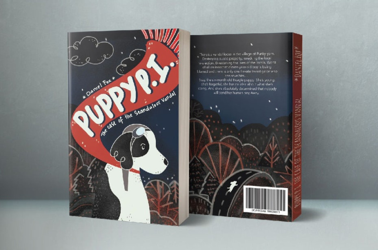 “Puppy PI”書籍小狗封面設(shè)計--上海品牌設(shè)計公司