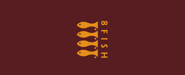 8魚動物logo設計-上海logo設計欣賞