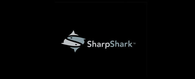 鋒利的鯊魚動物logo設計-上海logo設計欣賞