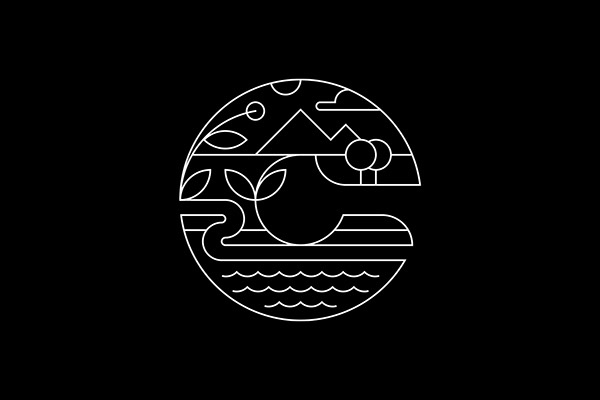 Cantabrian生態(tài)公寓酒店簡約圖形線條logo設(shè)計vi設(shè)計