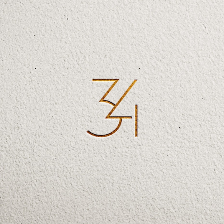 神秘的酷標(biāo)志設(shè)計-與金葉的薄字體標(biāo)志設(shè)計