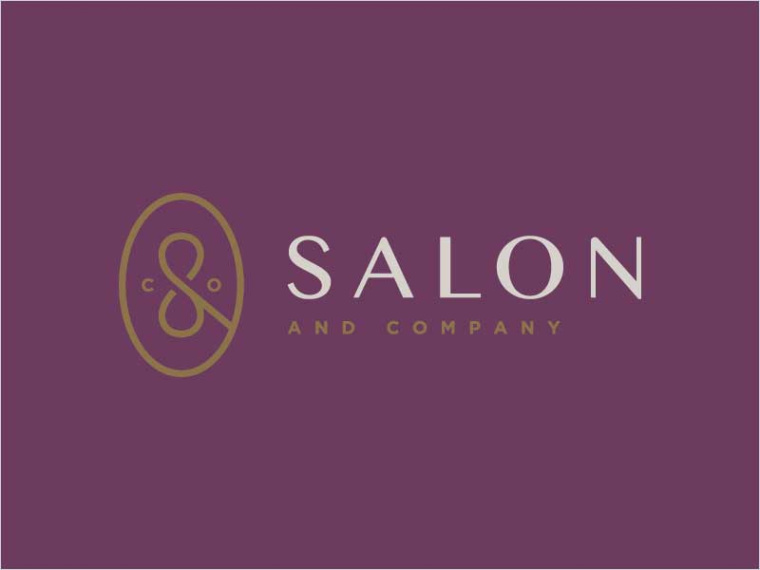 Salon＆Co美發(fā)沙龍標志設(shè)計