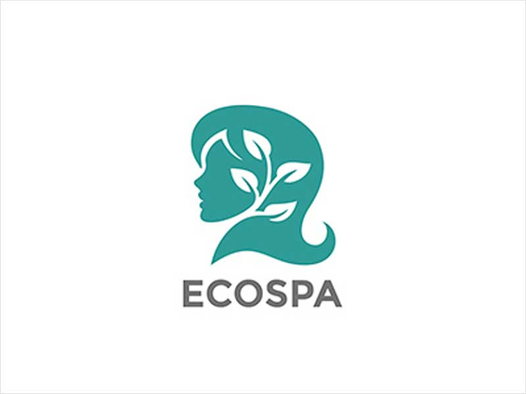 Eco SPA化妝品Beauty標志設(shè)計