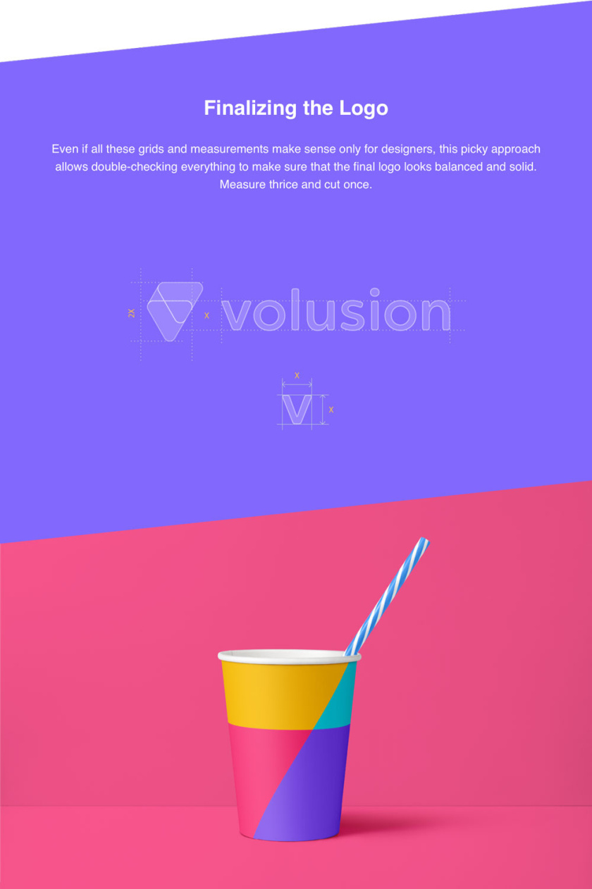 美麗和創意的平面設計想法-Volusion品牌logo設計vi設計