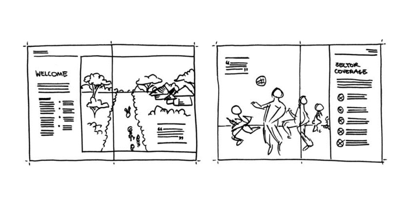 Complexas非洲生態(tài)環(huán)境監(jiān)測(cè)公司宣傳冊(cè)設(shè)計(jì)-設(shè)計(jì)構(gòu)思草圖