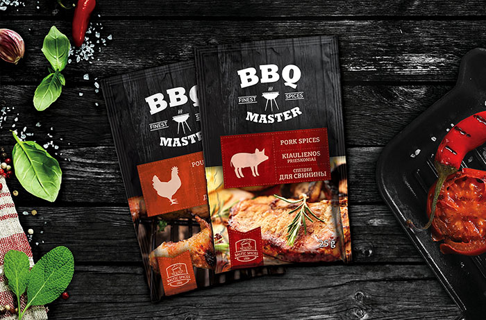 BBQ 燒烤調味料調味品系列產品包裝設計-上海包裝設計公司
