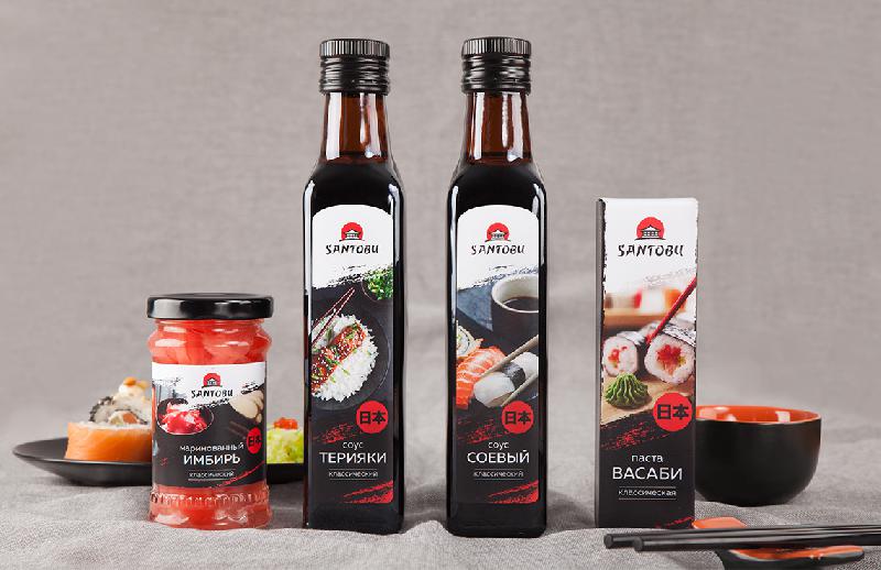 Santobu日本料理調料品包裝設計，展現(xiàn)日本烹飪藝術