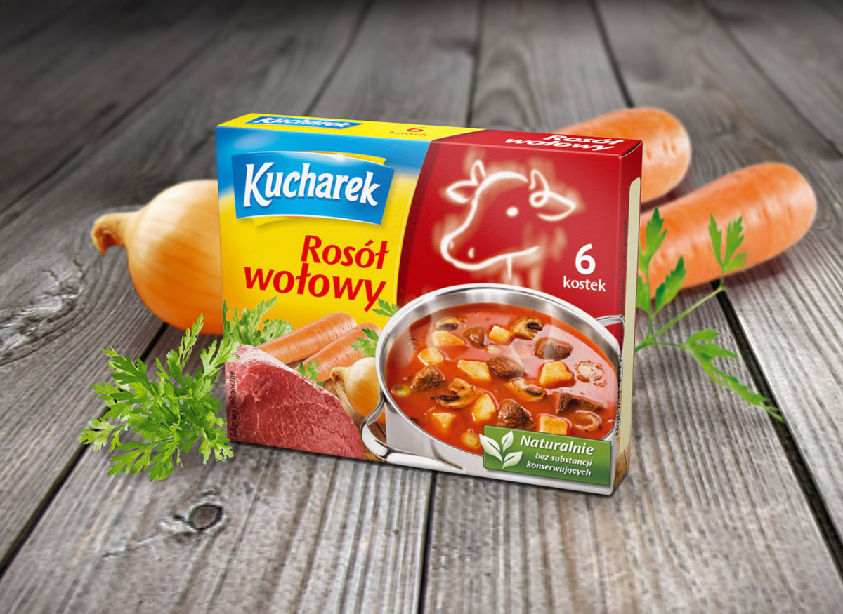 Kucharek食品調(diào)味料包裝設(shè)計(jì)——鍋上盤旋的熱氣味道符號(hào)