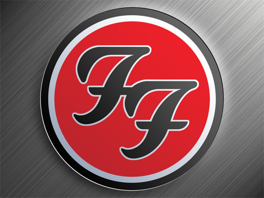  35個漂亮的樂隊標志設計 - Foo Fighters