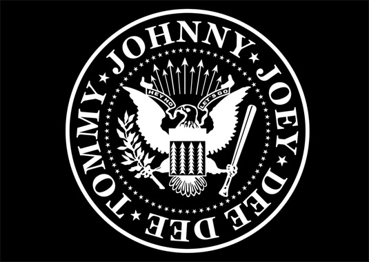  35個漂亮的樂隊標志設計 - The Ramones