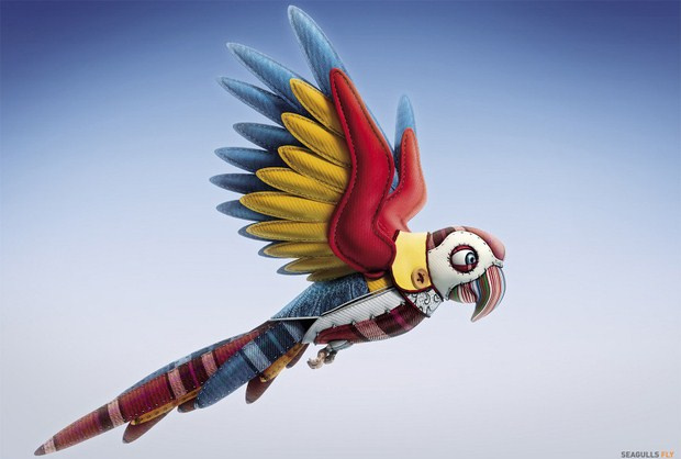 Pedro Conti吸引人的3D藝術(shù)卡通人物設(shè)計靈感-Clothworld Macaw