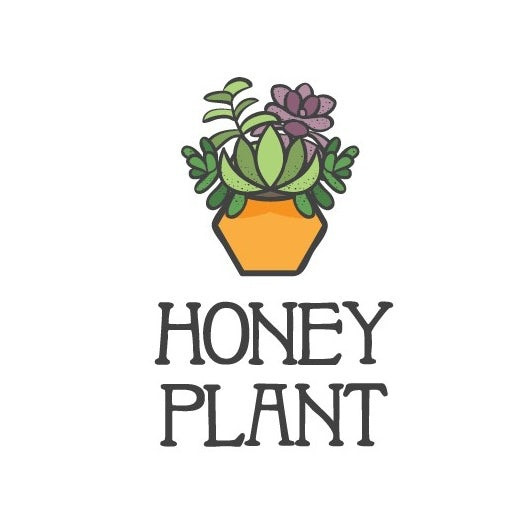 蜂蜜植物logo設計