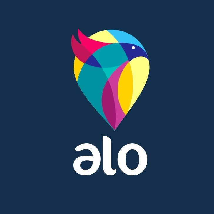 大膽，勇敢和美麗的女性標志設計-alo標志設計