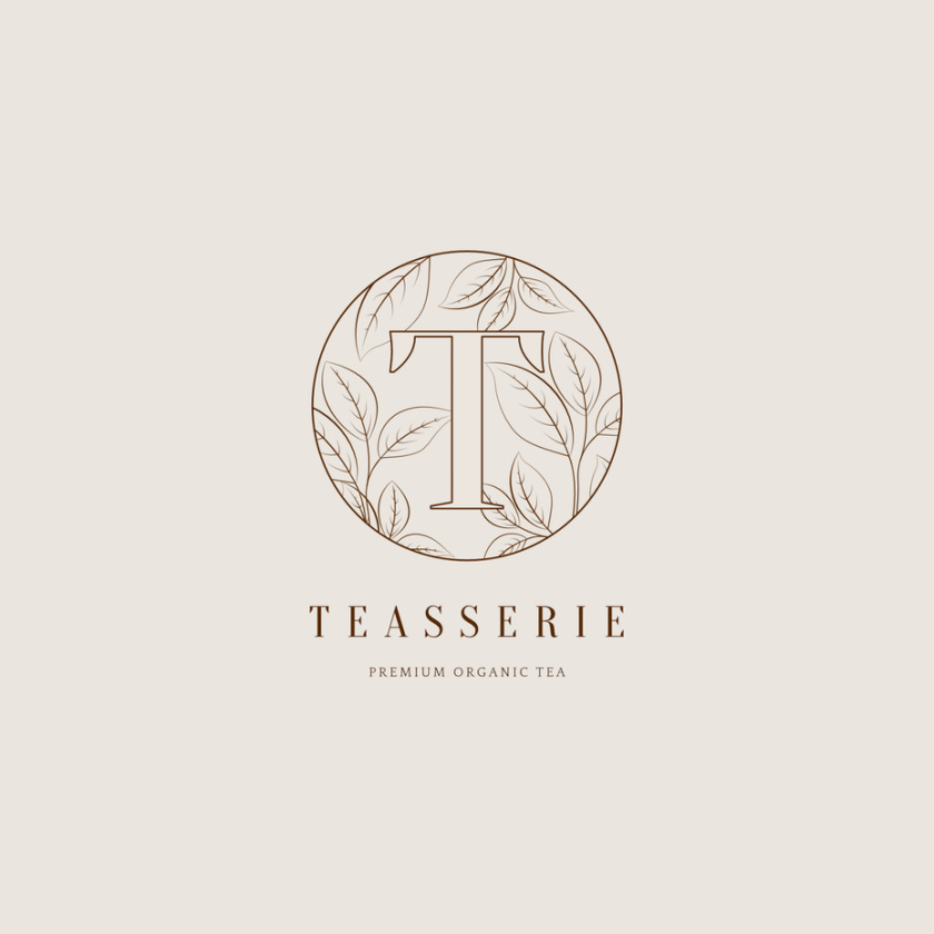 中性現代風格標志設計-Teasserie標志設計