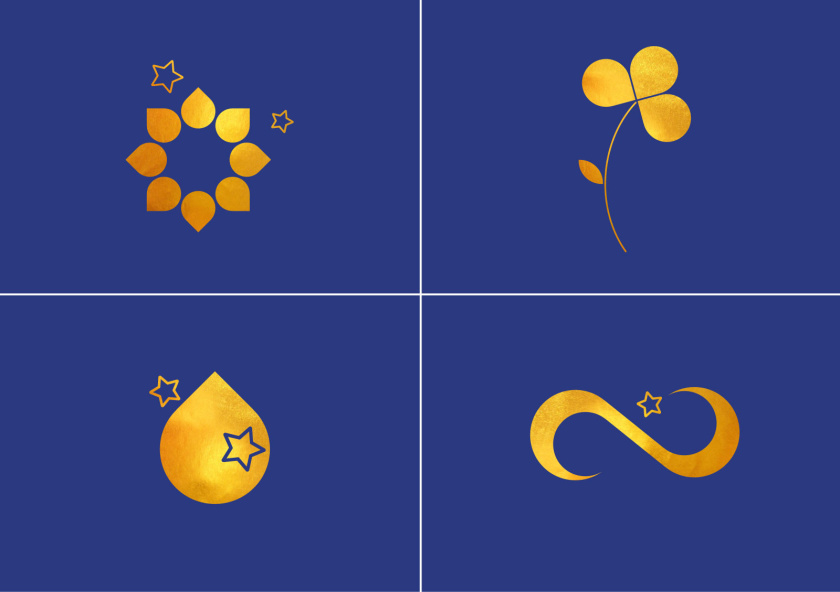 Magic Point 醫(yī)學(xué)美容整形醫(yī)院品牌形象全案策劃設(shè)計-基于徽標(biāo)logo的插圖和圖標(biāo)