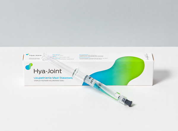Hya-Joint 骨關節炎止痛治療注射劑產品品牌包裝設計 Hya-Joint 骨關節炎止痛治療注射劑產品品牌包裝設計