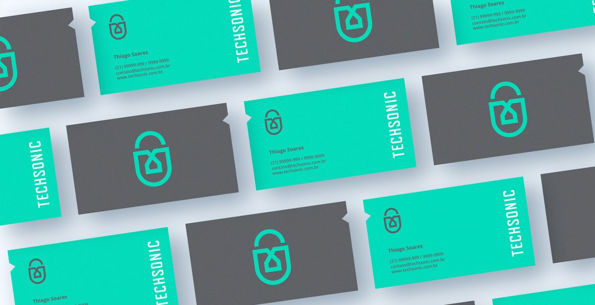 Techsonic 電子安全監控設備公司logo設計vi設計 Techsonic 電子安全監控設備公司logo設計vi設計