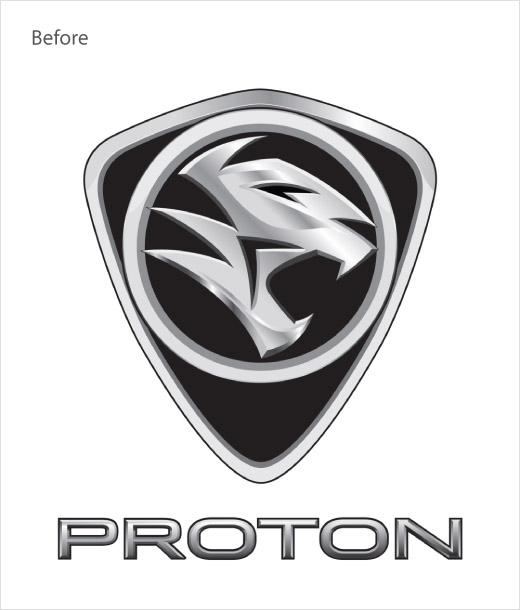 馬來西亞汽車制造商普騰Proton汽車更新老虎logo設計
