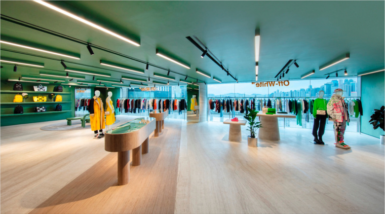 K11 Musea 服裝店鋪空間設計，柔軟形狀和溫暖材料為標志的店鋪設計