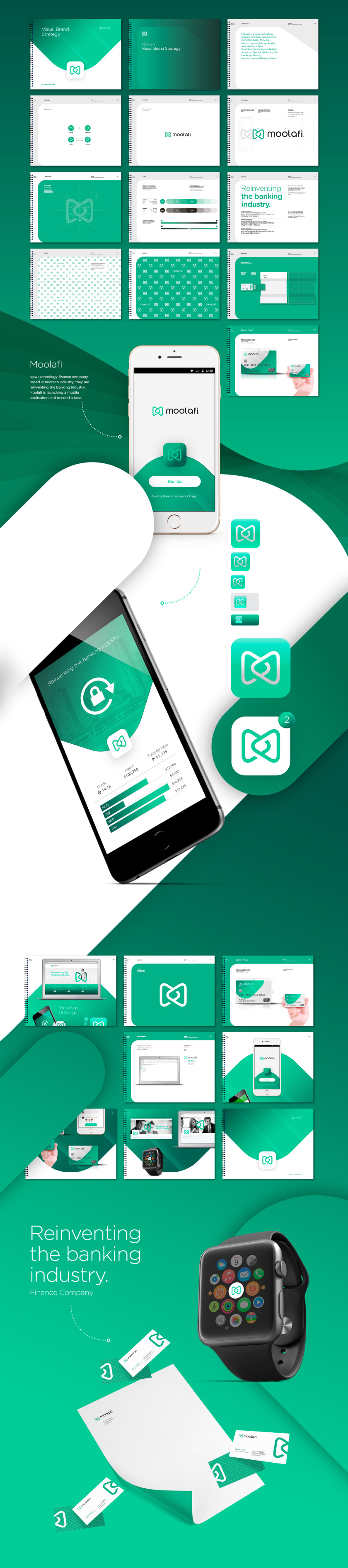 Moolafi Finance 科技金融公司logo設計vi設計-品牌vi視覺規范手冊 Moolafi Finance 科技金融公司logo設計vi設計-品牌vi視覺規范手冊