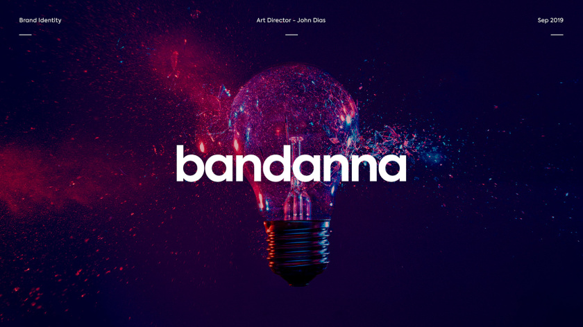 BANDANNA 音樂(lè)文化公司品牌形象設(shè)計(jì)-logo-vi設(shè)計(jì)