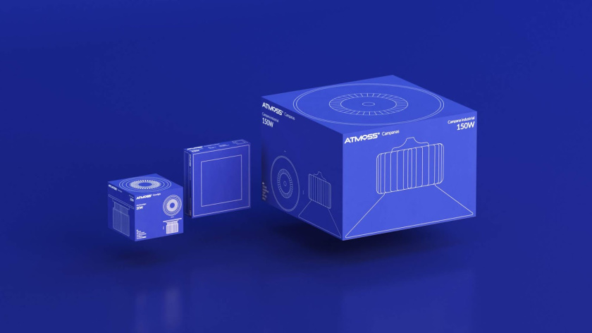 Atmoss照明燈具系列產品包裝設計