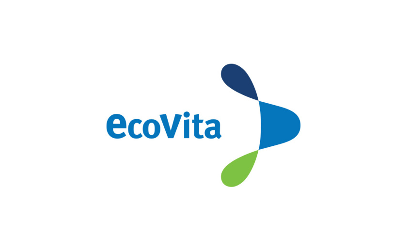 Ecovita水處理設備工程公司loog設計和企業vi設計，兩滴水滴的動態融合過程