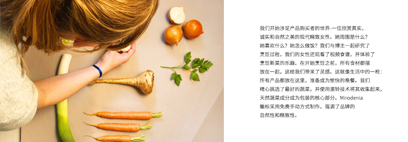 Mirodenia 歐洲市場調味品包裝設計——并排擺放的食材