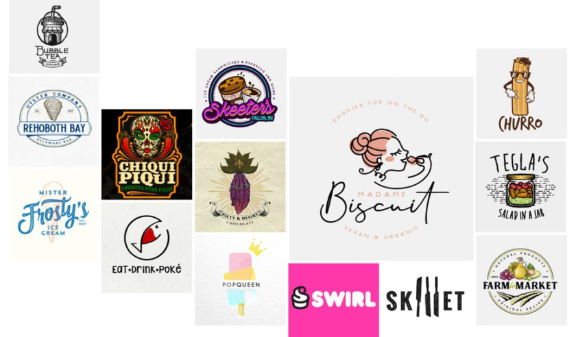 42個美味的食品食物logo設(shè)計，讓你口水直流