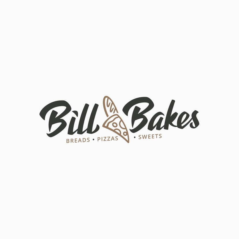 Bill Bakes Pizza Baguette標志logo設(shè)計