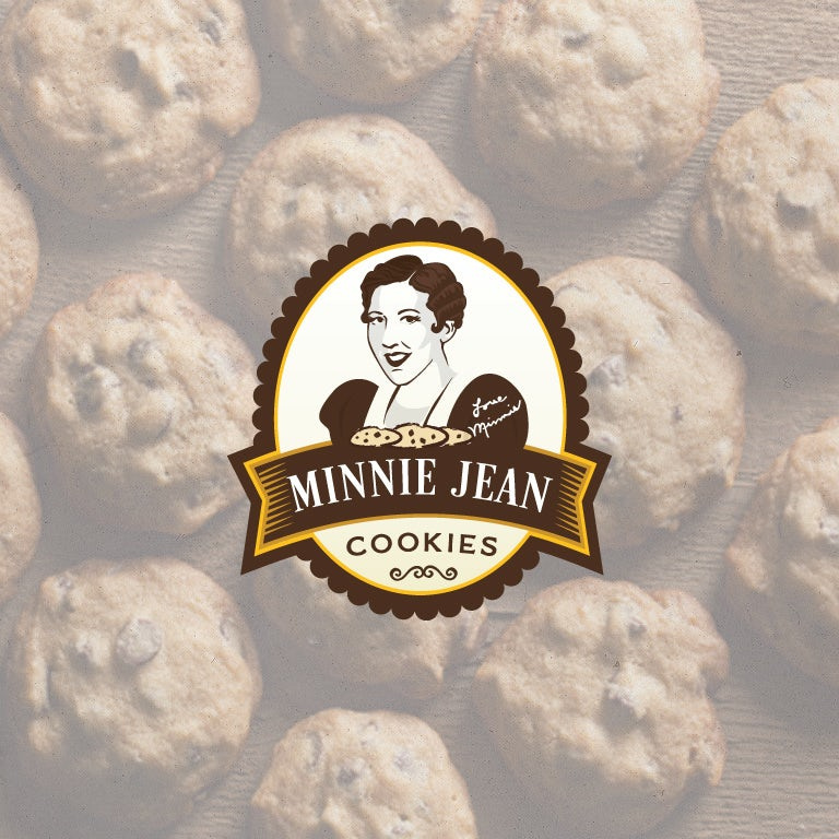 Minnie Jean Cookies標志logo設(shè)計