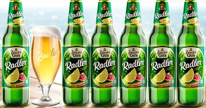 Radler啤酒檸檬水混合飲料包裝設(shè)計(jì)，富有設(shè)計(jì)美感和品牌識(shí)別力